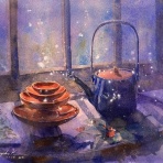 水彩的生活KUROKAWAの透明水彩画