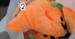 ダイソーで買ったハロウィン🎃被り物
