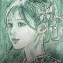 新しく描き始めました　浴衣の女の子２