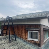 『雨漏りセメント瓦F型、瓦葺き替え工事』の画像