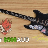 『サイバーパンク2077のジョニーのギターを500ドル以下で作ってみた』の画像