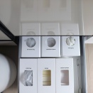 やっと完成！towerの白い収納グッズで作るキッチン消耗品整理