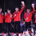 西山走アジア大会金、スーパーリンペイ5-0の静止
