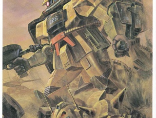 【悲報】ガンダムの一年戦争中ジオン軍「グフやドムが完成したらアフリカ方面軍にも十分に配備する予定だから今はザク・デザートタイプで耐えてくれ」→結果（画像あり）