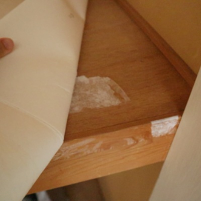 29 原状回復 押入れ 原状回復失敗 はがせる両面テープで貼ったクッションフロア えはみのdiyと暮らしブログ Powered By ライブドアブログ