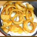 家では滅多に作らないオニオンフライ＆イカフライ