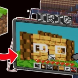 『レッドストーン回路を使ってマイクラの中にフルカラーのマイクラを作ってみた』の画像