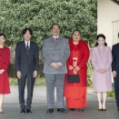 秋篠宮ご一家　トンガ皇太子夫妻と懇談