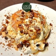 姫路　ピーカンバターナッツパンケーキ♪《ロコズダイナー》