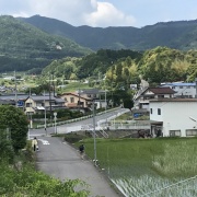 成安造形大学公開講座に参加「仰木の棚田」ワンデースケッチ🎨 : 水彩