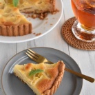 ホットケーキミックスで簡単！リンゴのアーモンドタルト