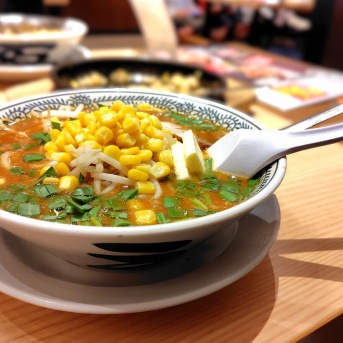 丸源ラーメン 福生店@福生市<味噌バターコーンラーメン>