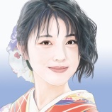 『浜辺美波さんの似顔絵を描きました』の画像