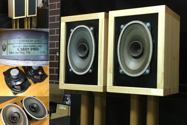 Telefunken純正18×26㎝ 究極アルニコシステム_伝説のサウンド ペア Telefunken ビンテージアルニコ 超(長)楕円スピーカー システム