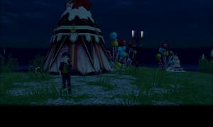 お菓子の島に立ち入るとカットシーン ダーククーベルチュールチョコレート