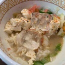 ぶっかけ冷やし汁丼V２＠すき家：南アルプス桃園店