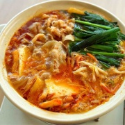 ♡鍋つゆいらず！コクうまキムチ鍋♡【#簡単レシピ #時短 #節約 #ピリ辛 #腸活 #豆腐 #豚肉 】