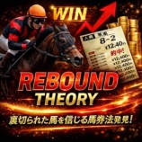 『この週も大きな単勝的中だ！　REBOUND THEORY　2/28．3/1　検証』の画像