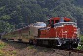 『2025/7/2運転 DE10-1159牽引285系L2編成上石見配給』の画像