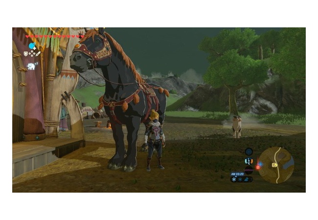 【ゼルダの伝説 ブレスオブザワイルド】とんでもない大きさの馬いるんだが…