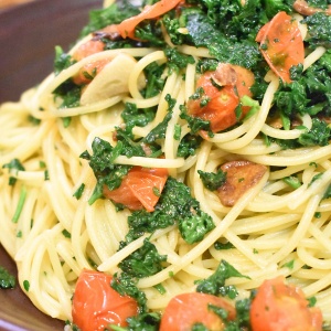 好きな人は好き♪パセリのオイルパスタ