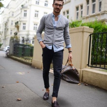 メンズセレブファッションニュース カーディガン