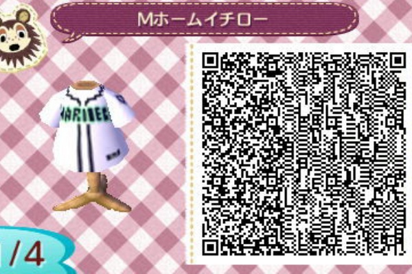 Qrコード】とびだせどうぶつの森 マイデザイン【最多数】 - 野球