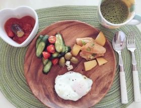 【画像】華原朋美さん(41)の朝食がオシャレ