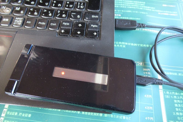 Aquosケータイ3の充電って 楽しいことが一番