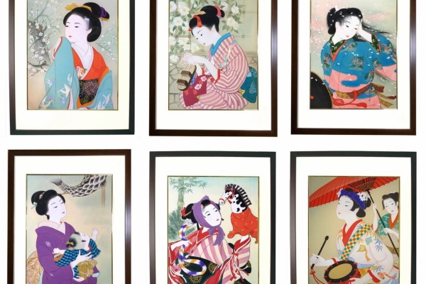 絹本着色技法のおひめさま絵/喜翔のブログ