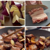 なにこれ旨すぎる！と男子大絶賛【厚切り豚とさつまいものコクうま甘辛ソース】#PR