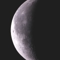 おひつじ座で輝くお月様（月齢24.2）＆今日の太陽面 ☆彡