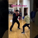 女性会員　高速コンビネーションミット打ち‼︎