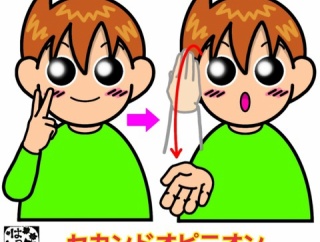 手話単語：２５６７　【セカンドオピニオン】