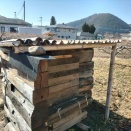 温室づくり(その7) 軸組み構造の建て込み