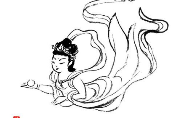 仏画のぬりえ色紙 河童の書 色紙教室