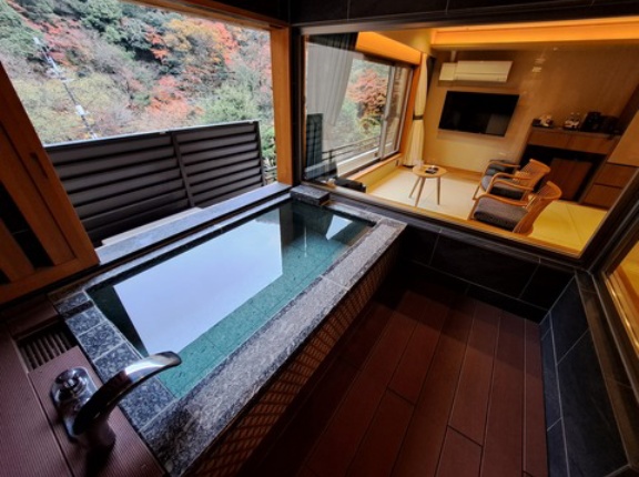 箱根湯本温泉 ホテルおかだ　露天風呂付客室・続き　③
