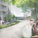 森のプロムナード「流山おおたかの森駅前センター地区道路空間整備事業」の北側部分のイメージ図などが公開