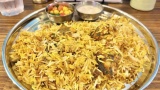 インドカレーに来たら電子レンジのチンって音が二回してビリヤニが出てきた