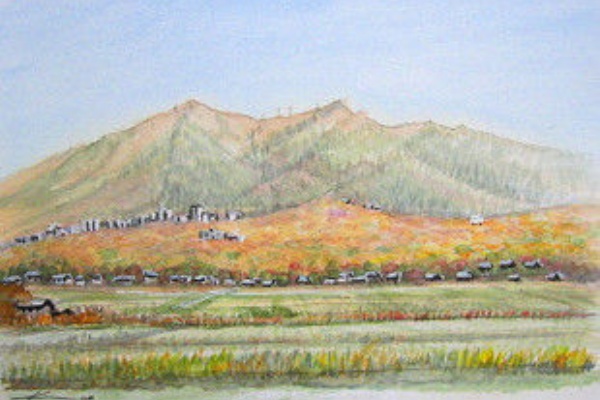 IKUOの水彩画集 - 筑波山