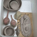 素焼き、窯入れ