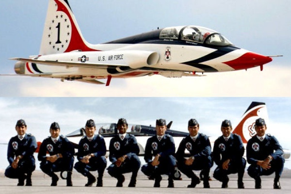 T 38 タロン 使用時代 1974 19 アメリカ空軍アクロバット飛行隊 サンダーバーズ 動画 Aviation Data Focus
