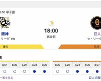 【虎実況】[8月30日] 阪神 vs 巨人（甲子園）23回戦　18:00～