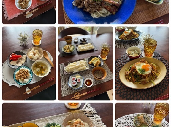 1週間分の我が家の献立まとめ(作りおきおかず、弁当、昼ごはん、晩ごはん)とお素麺を食べるときのめんつゆ