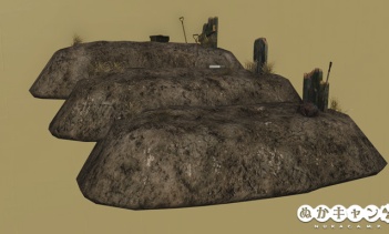 新しく掘られた墓のスクラップボックス / 弾薬ボックス / 救急箱