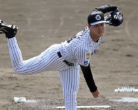 阪神・木下里都、シート打撃で2奪三振にファン「速球がヤバすぎる」