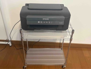 ダイソーのジョイントラックで収納をアップデート！440円でプリンターラックがもっと使いやすくなりました