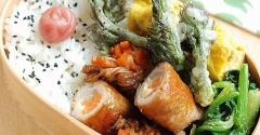 豚のエノキチーズ巻弁当【春のもの】