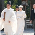 愛子さん　伊勢神宮を参拝　午後は「お木曳行事」を視察