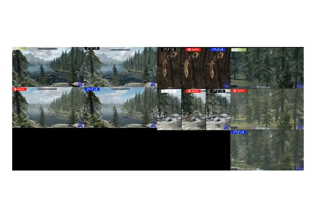 Switch版『スカイリム』他ハードとグラフィック比較した映像・画像公開！ 	